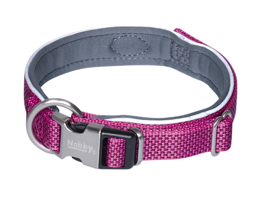 Kraag "Klassiek Preno Royal" L: 38-47 cm; b: 20/25 mm raspberry