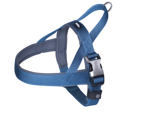 [NB8063906] Noors harnas "Classic Preno Royal" L: 38-50 cm + 36 cm; b: 20/25 mm blauw