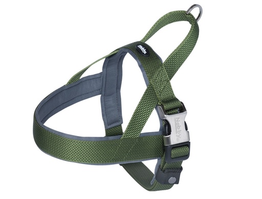 [NB8063979] Noors harnas "Classic Preno Royal" L: 38-50 cm + 36 cm; b: 20/25 mm olijf groen