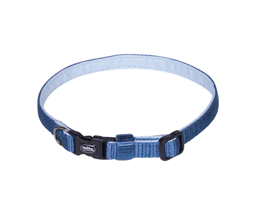 Halsband "Classic Preno" Mini L: 20-35 cm; b: 10 mm licht blauw