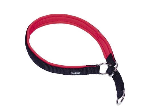 [NB8066701] Choker "Klassiek Preno" L: 50-60 cm; b: 20/25 mm rood