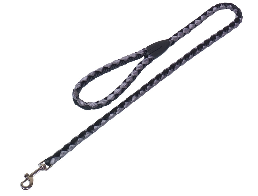 Lijn "Corda" L: 100 cm; b: 12 mm zwart/grijs