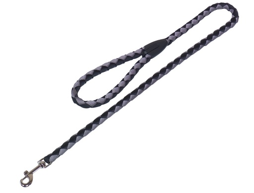 [NB8070705] Lijn "Corda" L: 100 cm; b: 18 mm zwart/grijs