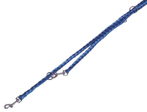[NB8070806] Trainingslijn "Corda" L: 200 cm; b: 12 mm blauw/licht blauw