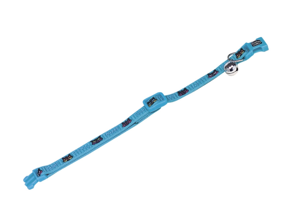 Kattenhalsband "Kat"  turquise
