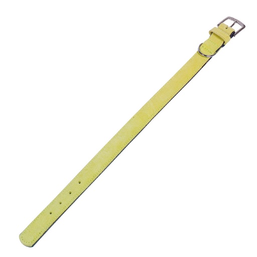 [NB8090135] Kraag "VELOURS" 32 cm (25-30 cm); 14/16 mm groen (Celderij)