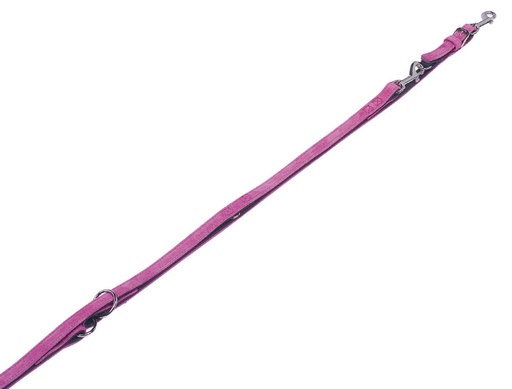 [NB8090761] Trainingslijn "VELOURS" 2 m; 14 mm fuchsia (Passie)