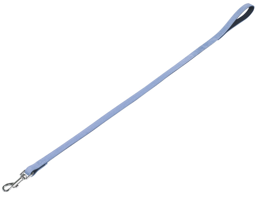 Lijn "VELOURS" L: 100cm; b: 14mm licht blauw (Lucht)