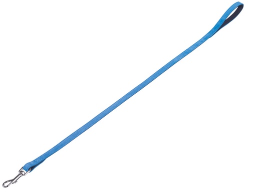 [NB8090934] Lijn "VELOURS" L: 100cm; b: 14mm turquoise