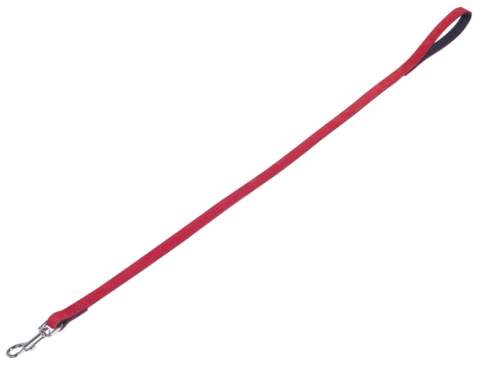 Lijn "VELOURS" L: 100cm; b: 18mm rood (Lollipop)
