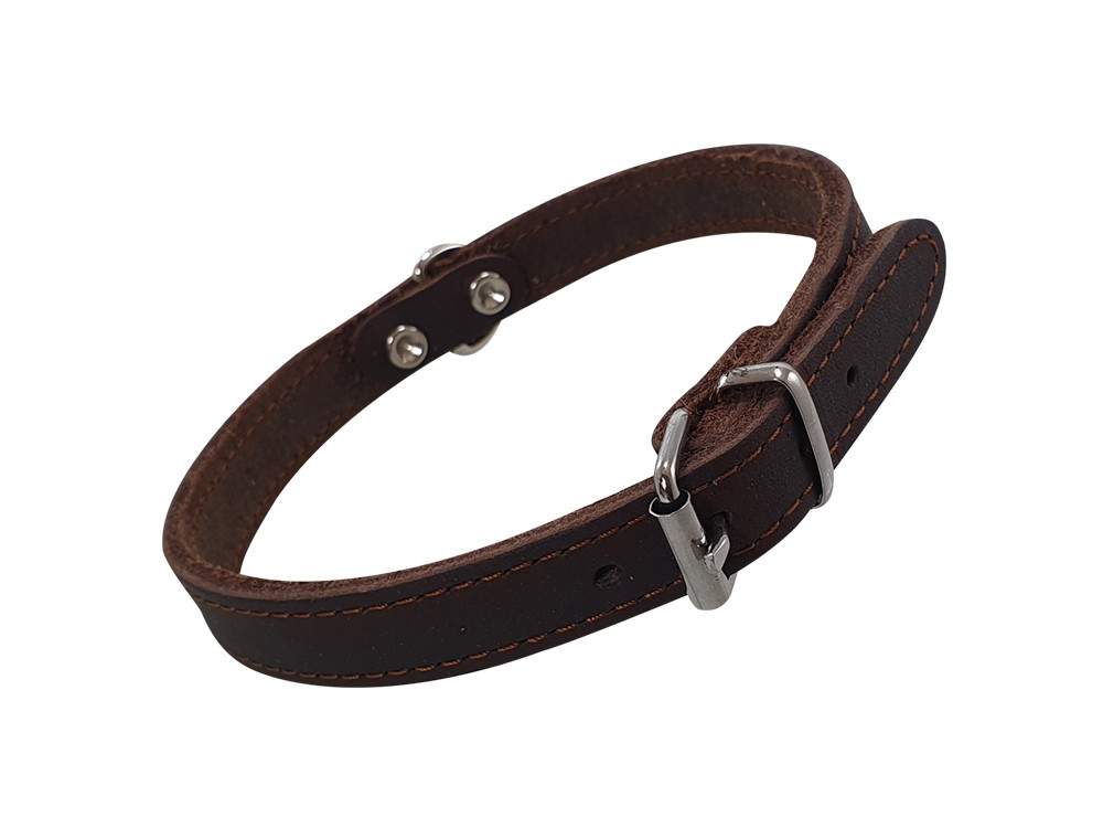 Kraag "TABIL" 37 cm (30-35 cm), 14 mm bruin