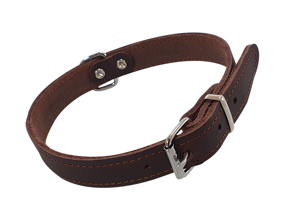 Kraag "TABIL" 47 cm (38-44 cm), 18 mm bruin