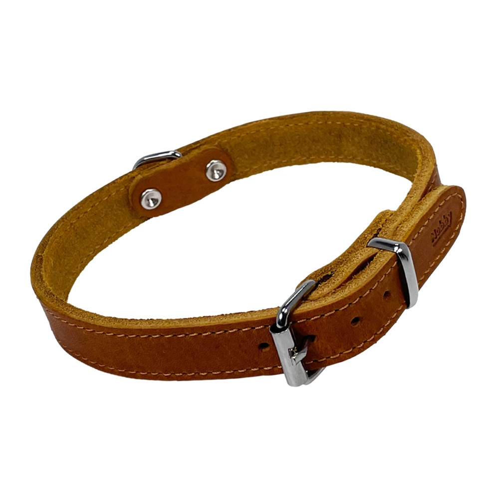 Kraag "TABIL" 45 cm (35-40 cm), 18 mm cognac