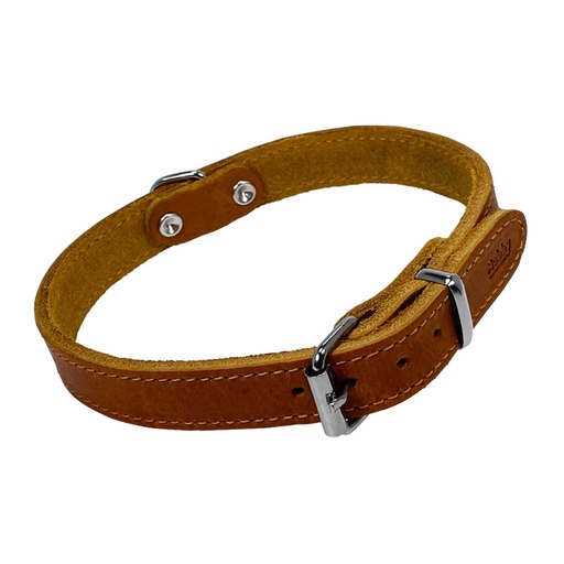 [NB8092298] Kraag "TABIL" 45 cm (35-40 cm), 18 mm cognac