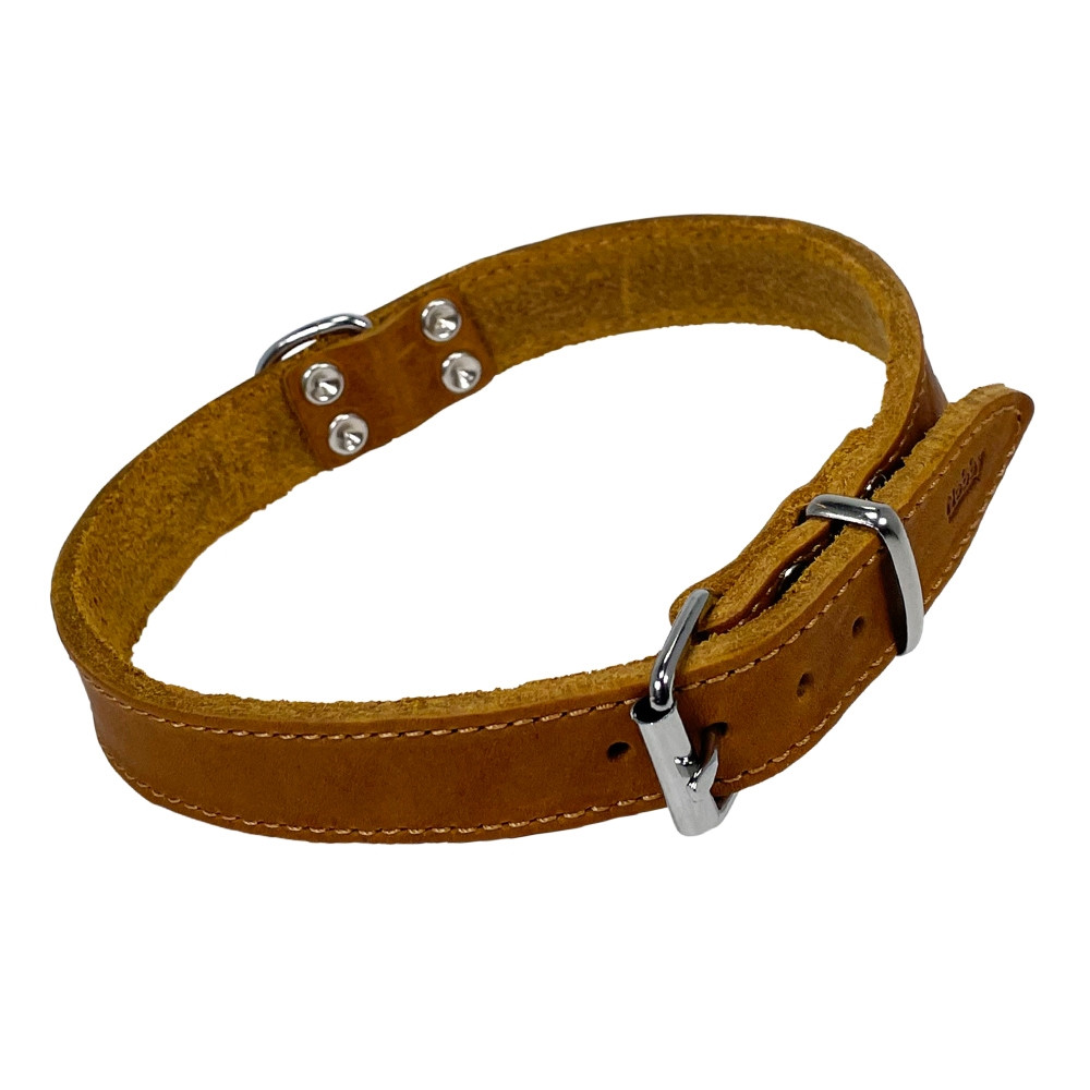 Kraag "TABIL" 50 cm (41-46 cm), 20 mm cognac
