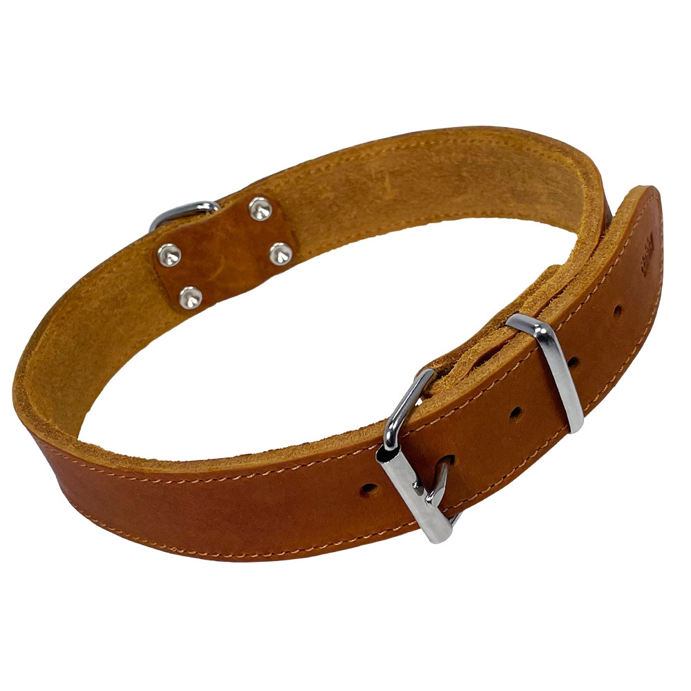 Kraag "TABIL" 60 cm (47-54 cm), 30 mm cognac
