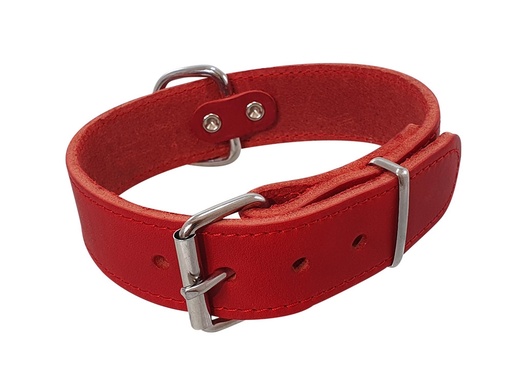 [NB8093201] Kraag "TABIL" extra breed 45 cm (34-40 cm), 30 mm rood