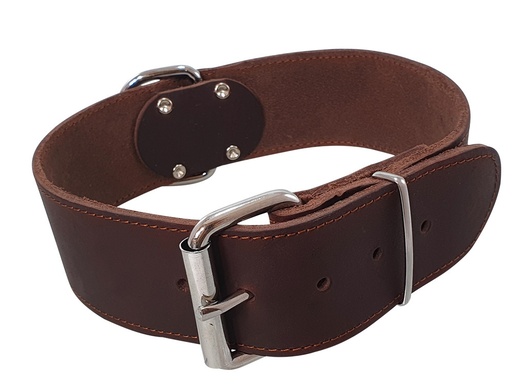 [NB8093403] Kraag "TABIL" extra breed 65 cm (51-61 cm), 50 mm bruin