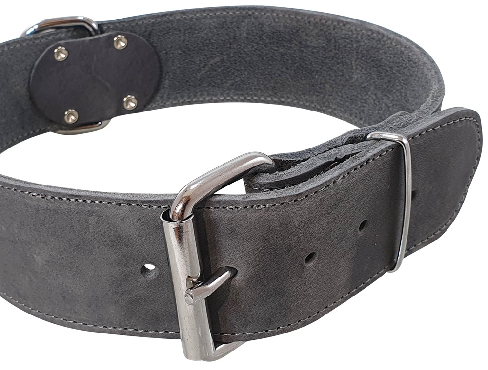 Kraag "TABIL" extra breed 75 cm (61-71 cm), 50 mm grijs