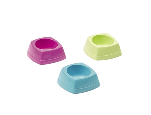 [NB81020] Plastic kom 8,0 x 8,0 x 3,5 cm Mix kleuren 