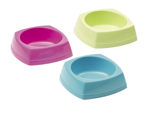 [NB81022] Plastic kom 16,0 x 16,0 x 5,5 cm Mix kleuren 