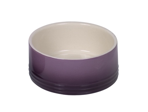 [NB82301] Keramieken schaal "Gradient"  15 x 6 cm, 0,55 l paars