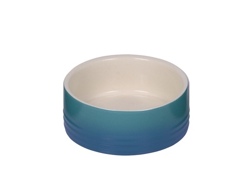 [NB82303] Keramieken schaal "Gradient"  12 x 4,5 cm, 0,25 l blauw