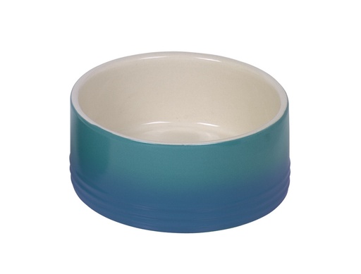 [NB82304] Keramieken schaal "Gradient"  15 x 6 cm, 0,55 l blauw