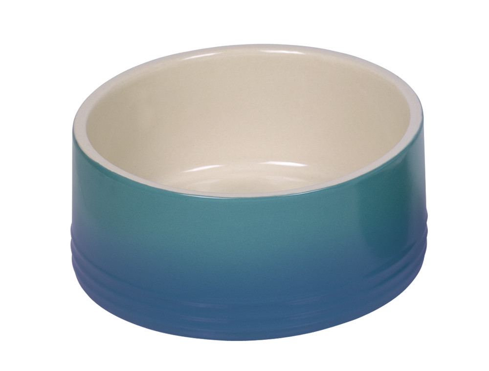 Keramieken schaal "Gradient"  18 x 7 cm, 1,10 l blauw