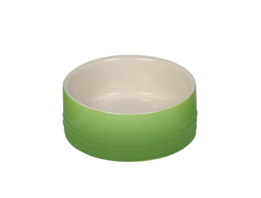 [NB82306] Keramieken schaal "Gradient"  12 x 4,5 cm, 0,25 l groen