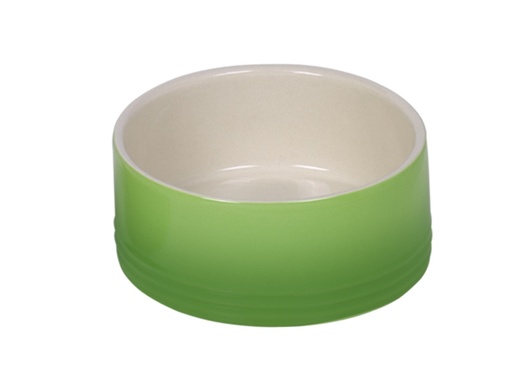 [NB82307] Keramieken schaal "Gradient"  15 x 6 cm, 0,55 l groen