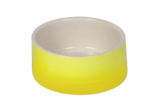 [NB82310] Keramieken schaal "Gradient"  15 x 6 cm, 0,55 l geel