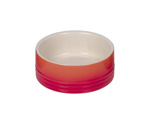 [NB82312] Keramieken schaal "Gradient"  12 x 4,5 cm, 0,25 l oranje