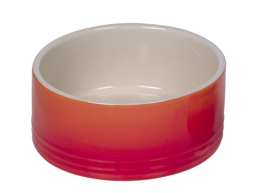 [NB82314] Keramieken schaal "Gradient"  18 x 7 cm, 1,10 l oranje