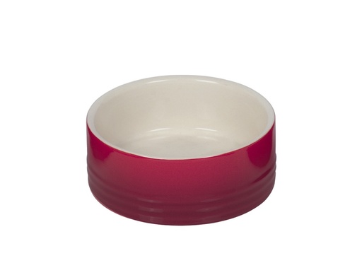 [NB82315] Keramieken schaal "Gradient"  12 x 4,5 cm, 0,25 l rood