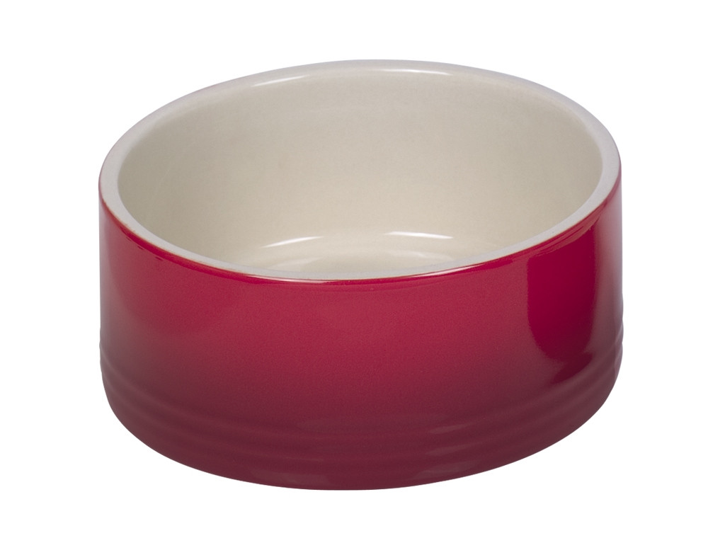 Keramieken schaal "Gradient" rood