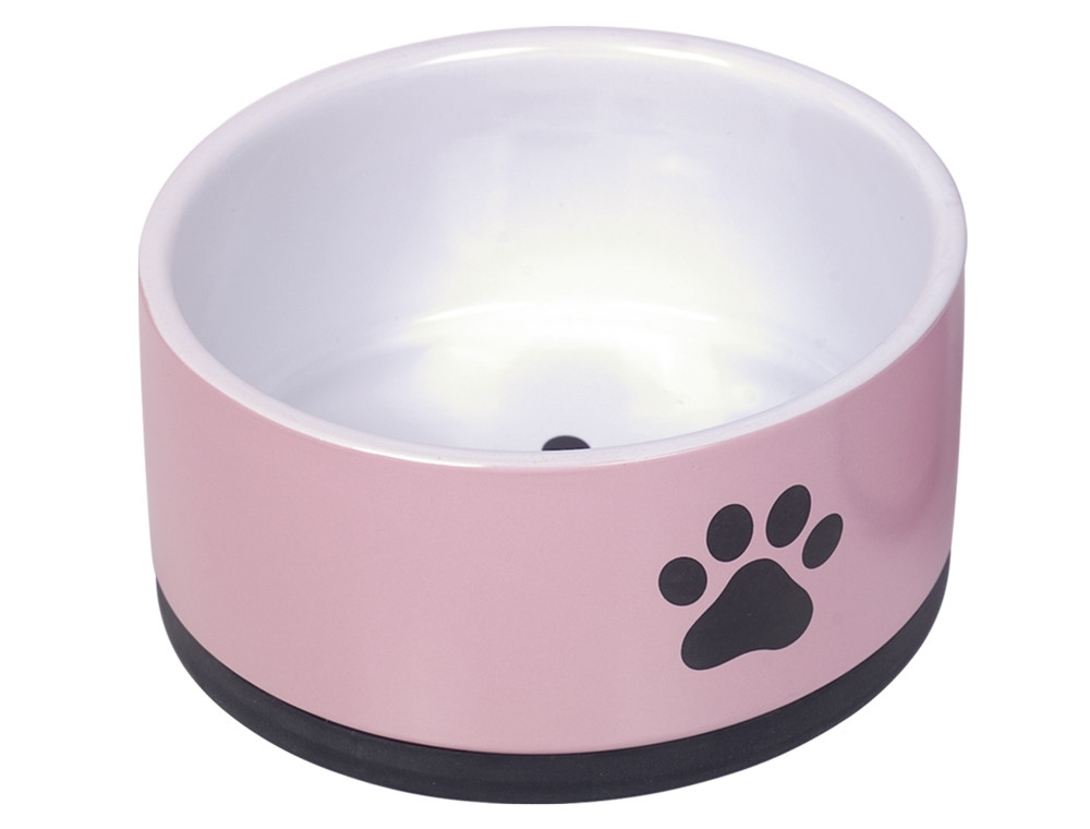 Keramische kom "Poot"  17 x 8 cm, 1,10 l roze