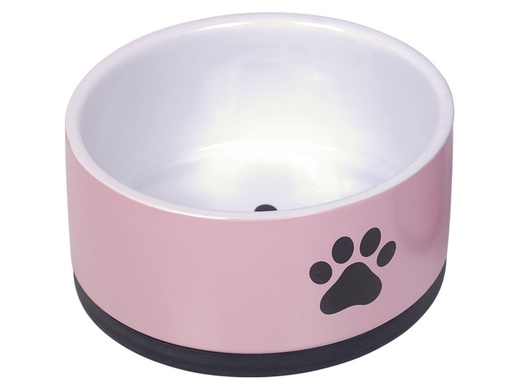 [NB82339] Keramische kom "Poot"  17 x 8 cm, 1,10 l roze