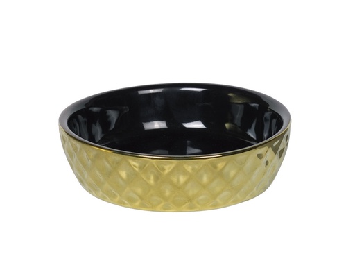 [NB82349] Keramieken kattenbak "Goud"