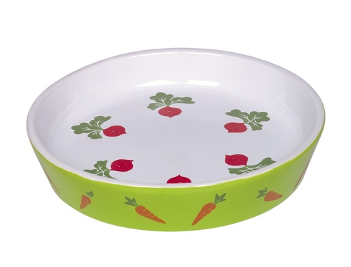 [NB82368] Keramisch bassin voor knaagdieren  19 x 3,5 cm, 0,35 l 