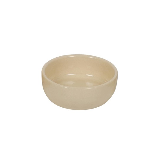 [NB82400] Keramieken schaal "Kaunis"  13,5 x 5,5 cm, 0,30 l cream/cream