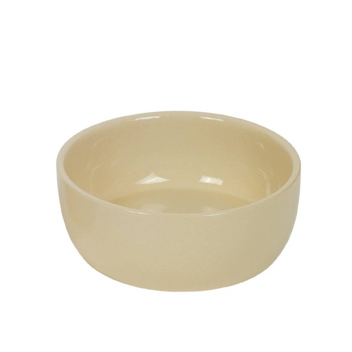 [NB82401] Keramieken schaal "Kaunis"  18,5 x 7,0 cm, 1,00 l cream/cream