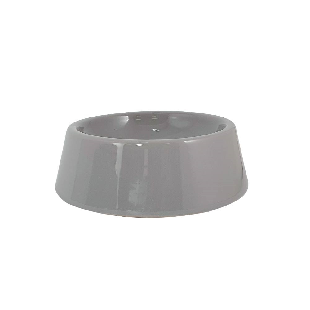 Keramieken schaal "Grazus"  16,0 x 4,5 cm, 0,30 l licht grijs