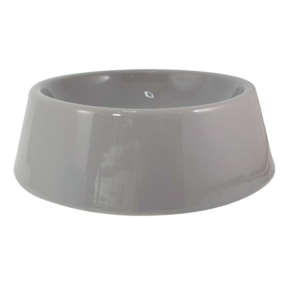 Keramieken schaal "Grazus"  25,0 x 8,0 cm, 1,05 l licht grijs