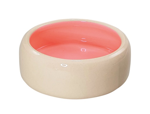 [NB82417] Keramische voerbak "Pila"  16,5 cm, 0,75 l salmon