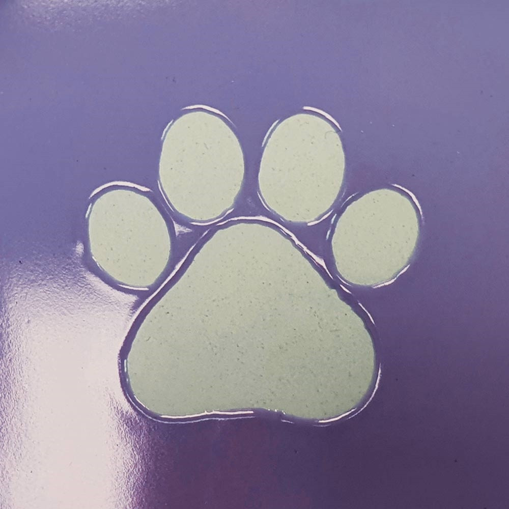 Keramieken schaal "Strio"  21,0 x 8,5 cm, 2,00 l lila/cream