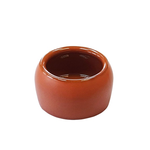 [NB82456] Terracotta voerbak  8 cm, 0,125 l 