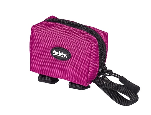 [NB88715] Vuilzakkendispenser "RIO" 7,5 x 4 x 5 cm raspberry