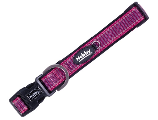 [NB8871964] Kraag "Kalea" l: 50-70 cm, b: 25/30 mm raspberry
