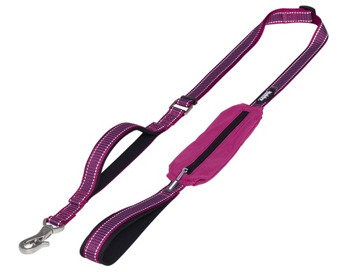 [NB8872064] Lijn "Kalea" l: 140-180 cm, b: 15/20 mm raspberry